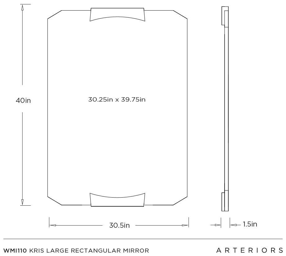 Image 5 Arteriors Ravenna Mirror Ivory more views