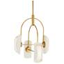 2_Arteriors  Roll Chandelier 20" Antique Brass