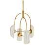 3_Arteriors  Roll Chandelier 20" Antique Brass more views