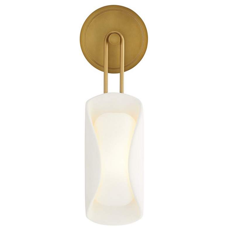 Image 2 Arteriors Roll Sconce 19" Antique Brass more views