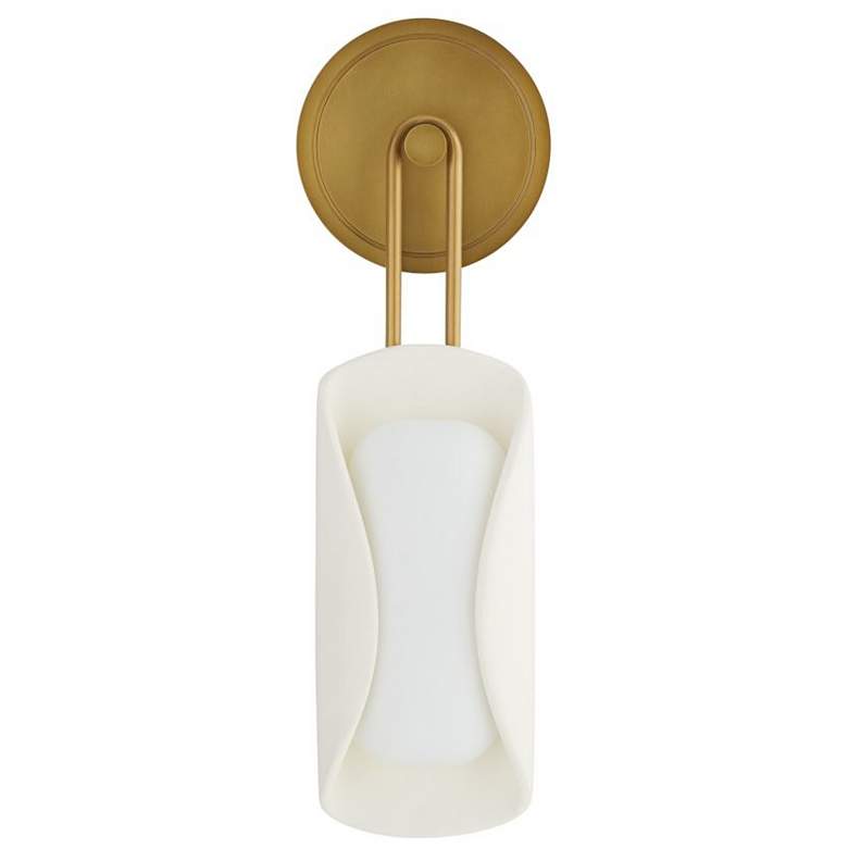 Image 3 Arteriors Roll Sconce 19" Antique Brass more views