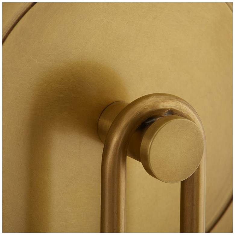 Image 6 Arteriors Roll Sconce 19" Antique Brass more views