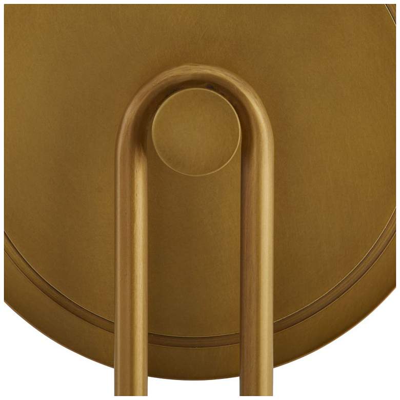Image 7 Arteriors Roll Sconce 19" Antique Brass more views