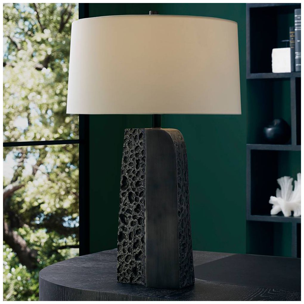 Arteriors Scopello Table Lamp Antiqued Aluminum