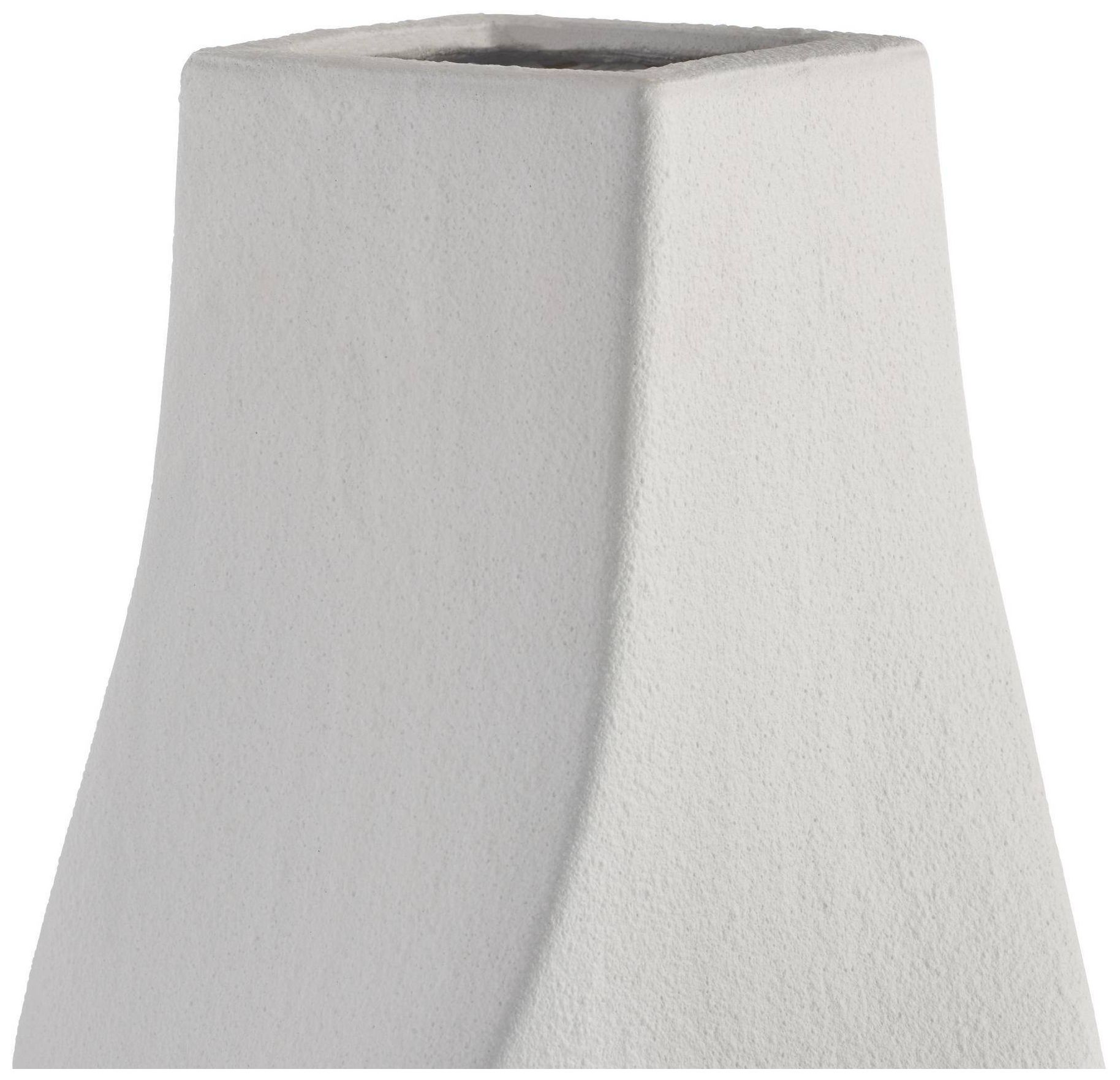 Image 2 Arteriors Scylla Large Vase Matte White more views
