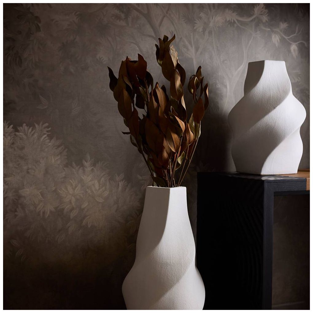 Image 7 Arteriors Scylla Large Vase Matte White more views
