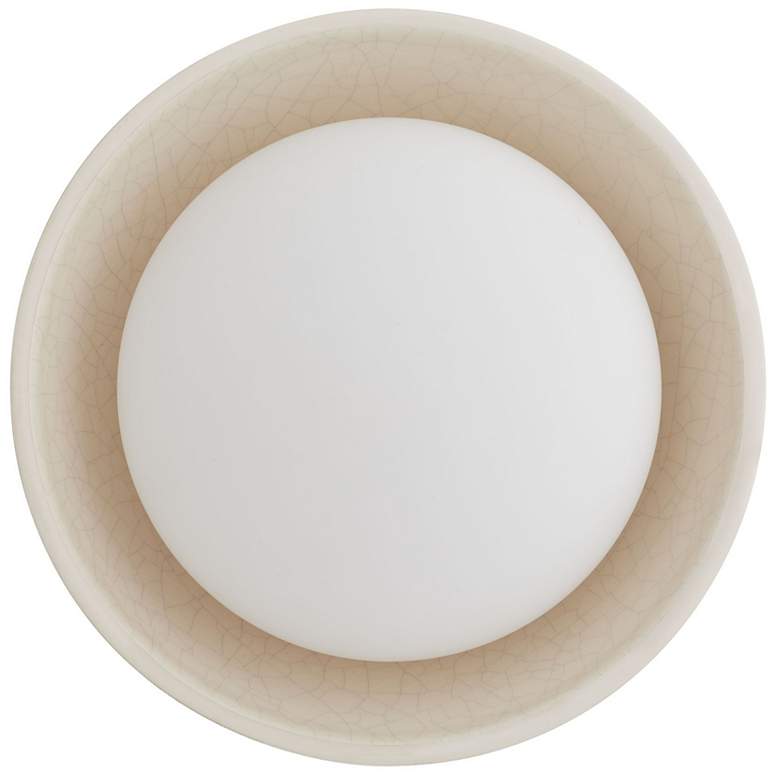 Image 1 Arteriors- Sea Island Pendant- 20.5" Natural Rattan, Polished Nickel