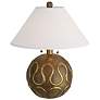 Arteriors Serpiente 27" High Modern Vintage Brass Table Lamp