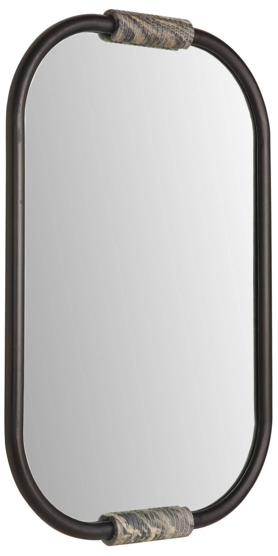Image 2 Arteriors Sirius Mirror Blackened Iron more views