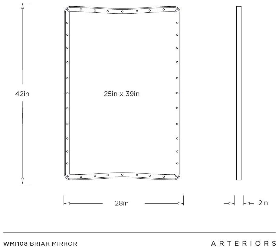 Image 5 Arteriors Sirius Mirror Blackened Iron more views