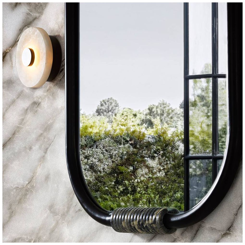 Image 6 Arteriors Sirius Mirror Blackened Iron more views