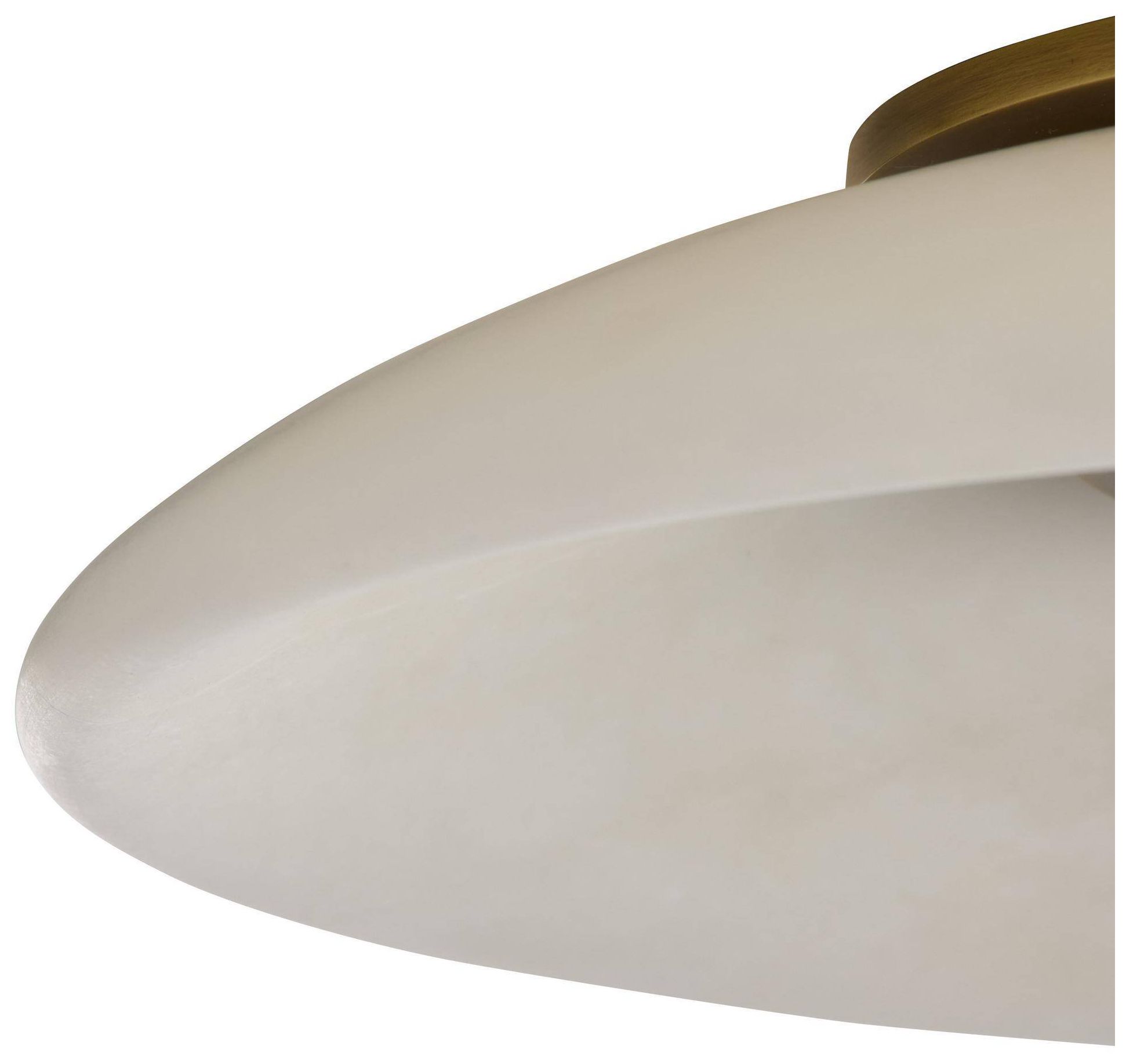 Image 4 Arteriors Stella Flush Mount 12" White more views