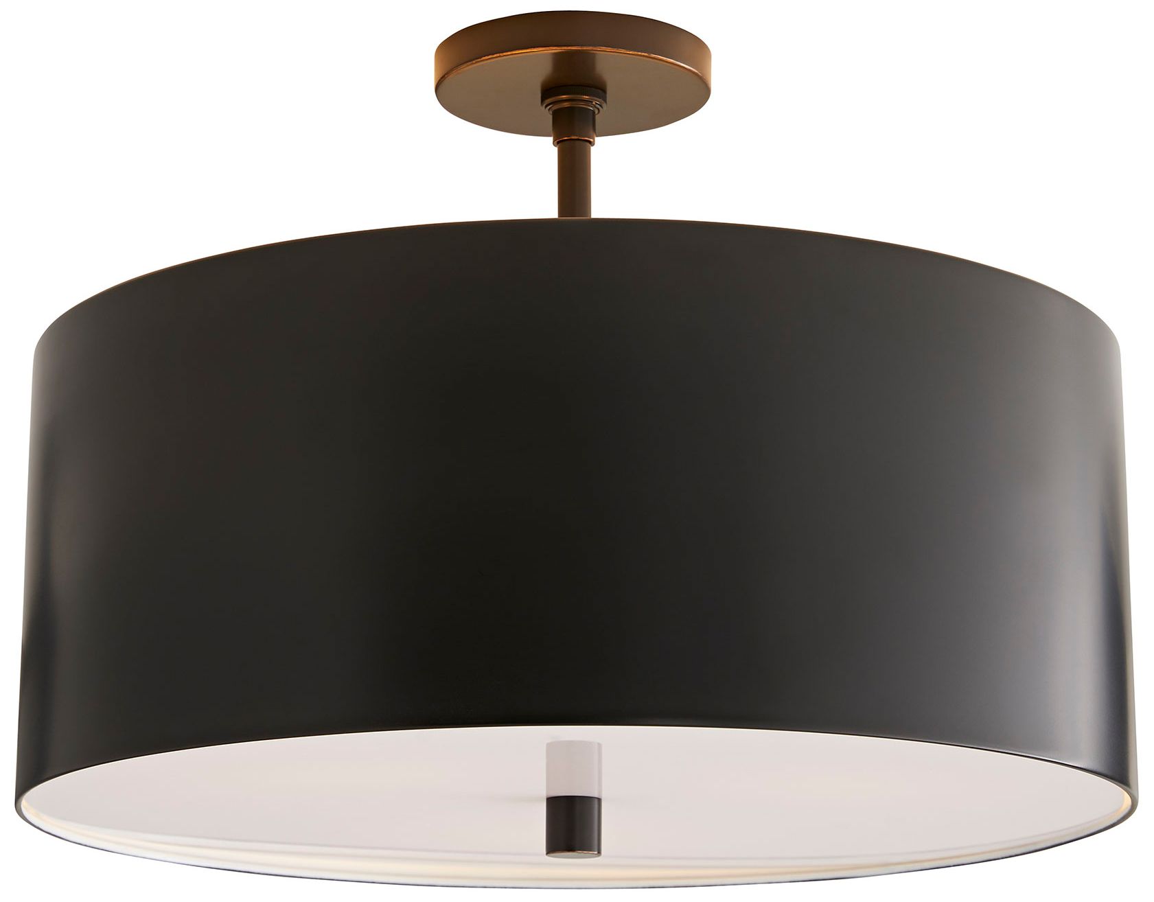 Image 2 Arteriors- Tarbell Semi-Flush- 19.5" Bronze, Acrylic more views