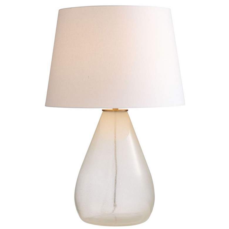 Image 2 Arteriors Tiber Lamp Clear Seedy Glass