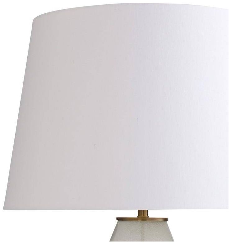 Image 3 Arteriors Tiber Lamp Clear Seedy Glass more views