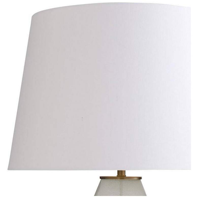 Image 3 Arteriors Tiber Lamp Clear Seedy Glass more views