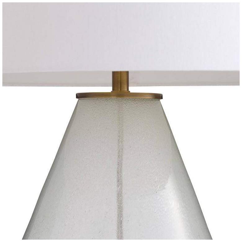 Image 4 Arteriors Tiber Lamp Clear Seedy Glass more views