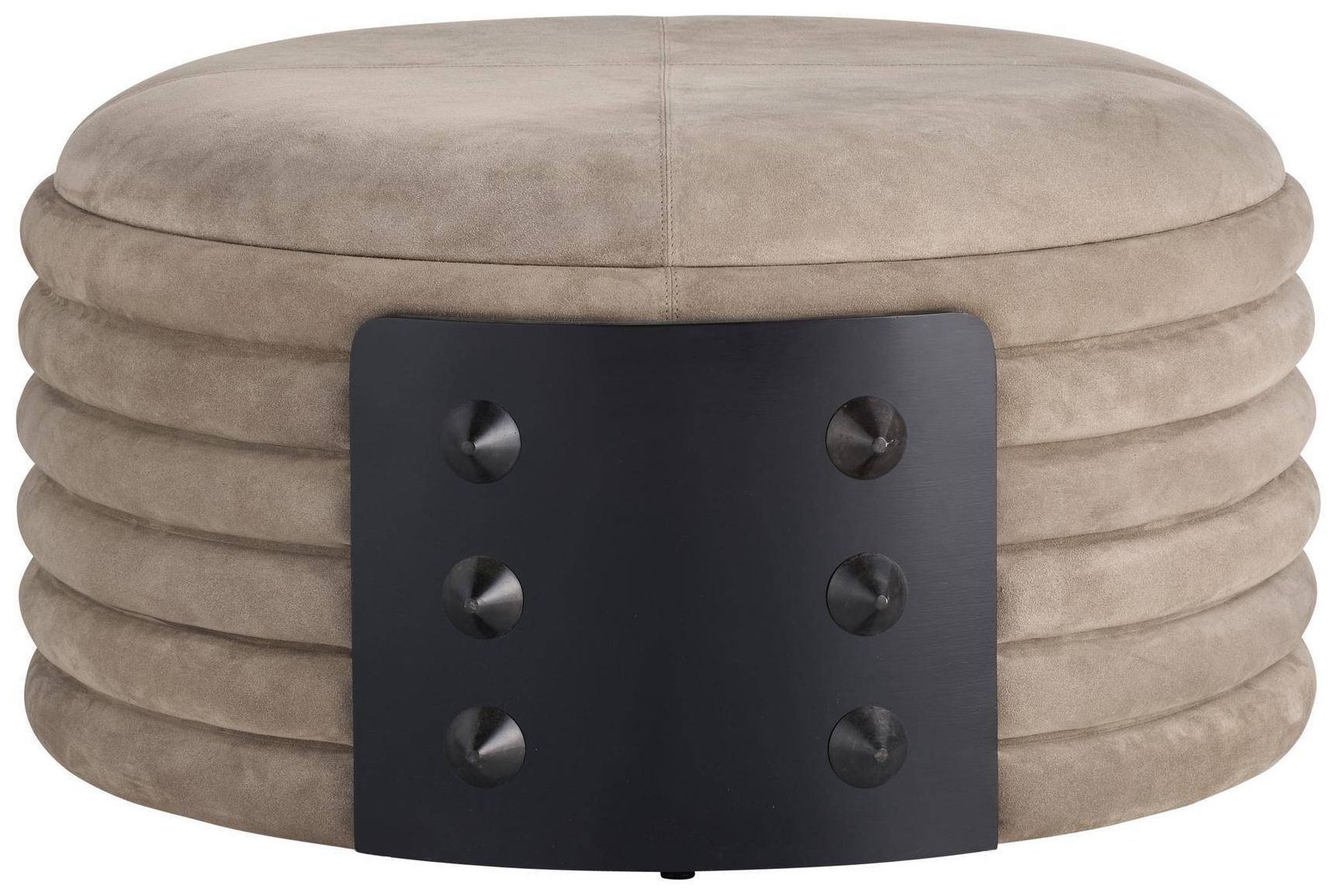 Image 3 Arteriors Titus Ottoman Taupe more views
