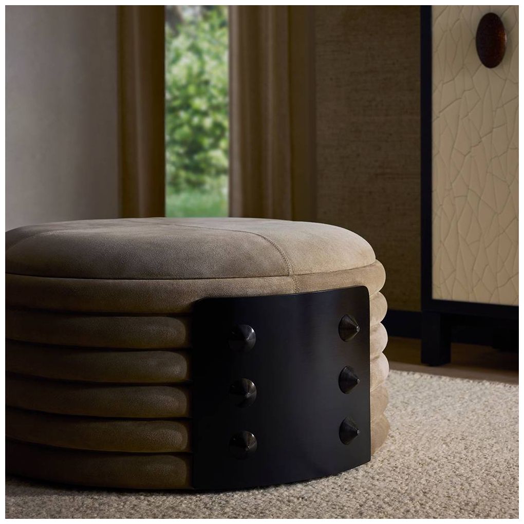 Arteriors Titus Ottoman Taupe