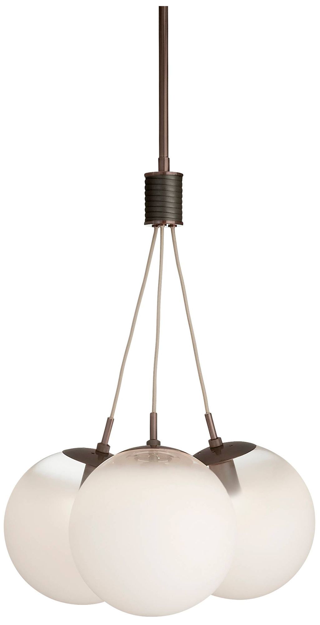 Image 4 Arteriors Trinity Chandelier 19" Frost Ombre more views