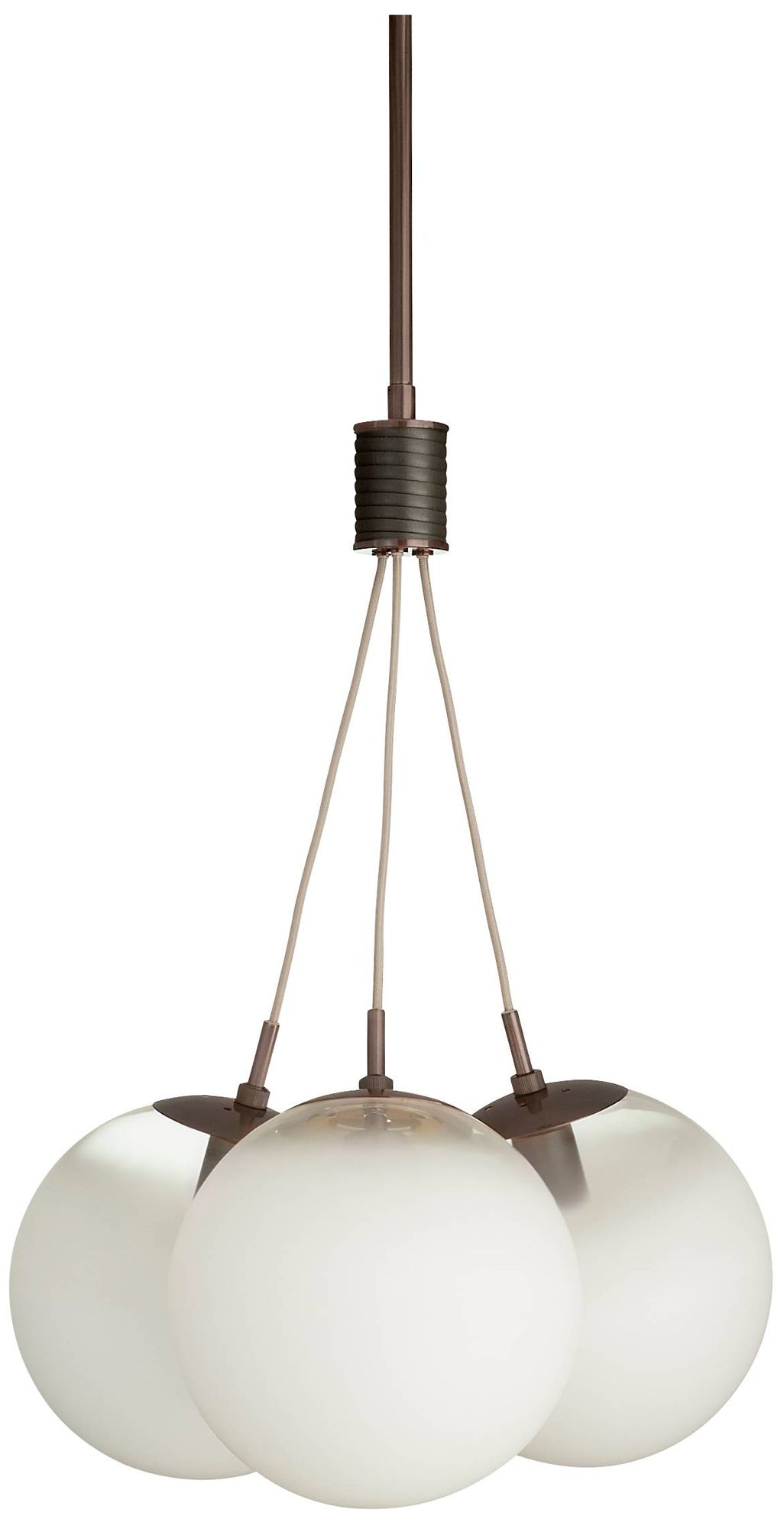 Image 5 Arteriors Trinity Chandelier 19" Frost Ombre more views