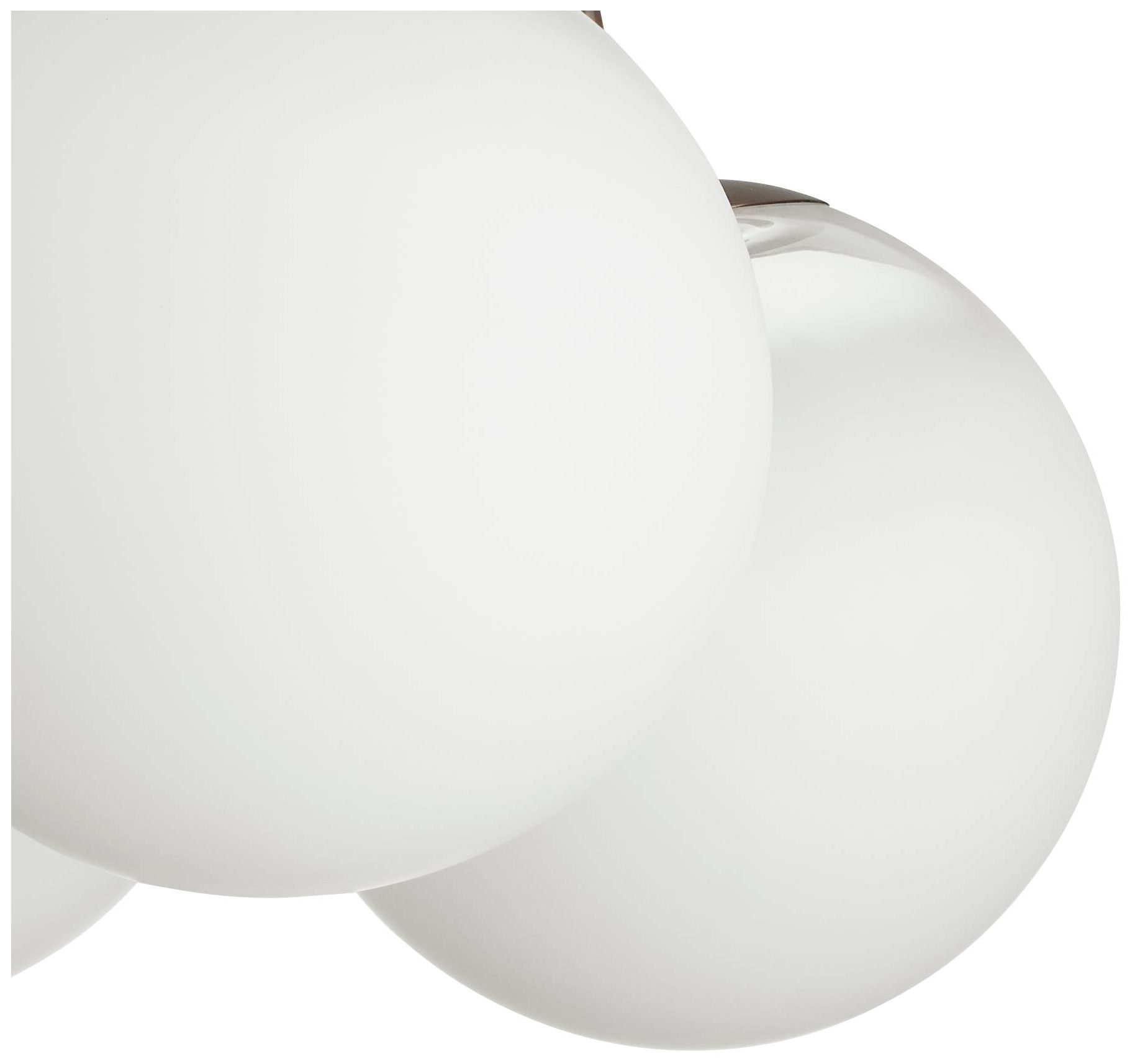 Image 7 Arteriors Trinity Chandelier 19" Frost Ombre more views
