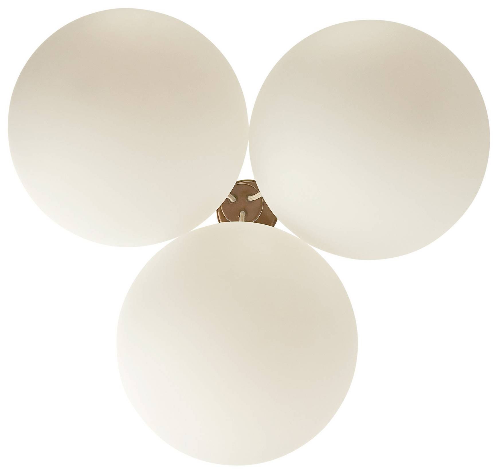 Arteriors Trinity Chandelier 19" Frost Ombre
