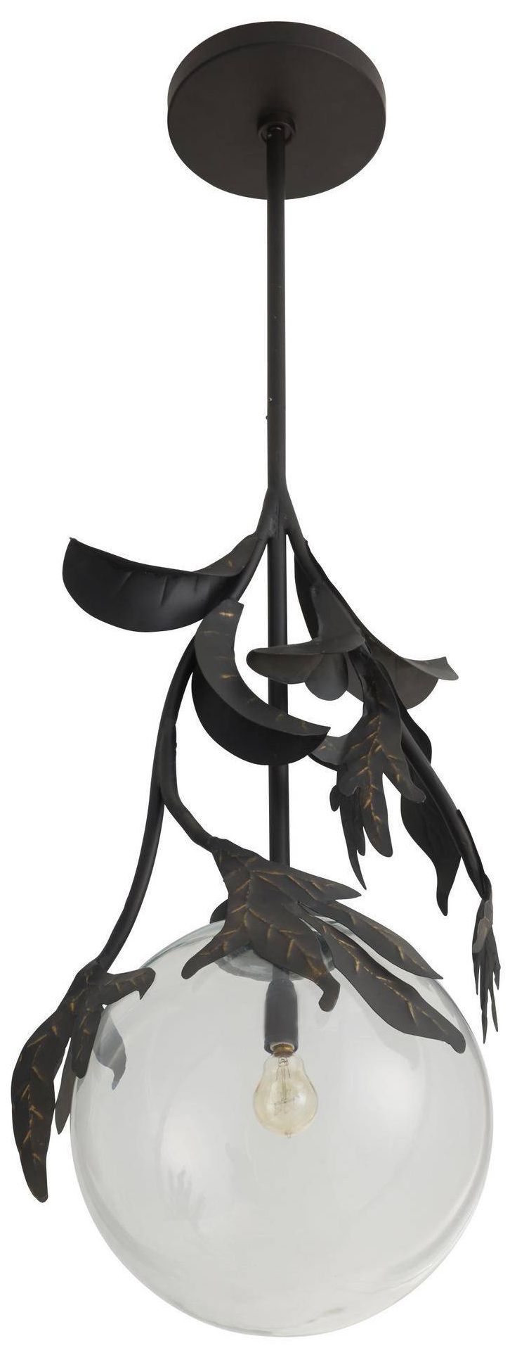 Image 4 Arteriors Will O' the Wisp Large Pendant 14.5" Bronze more views