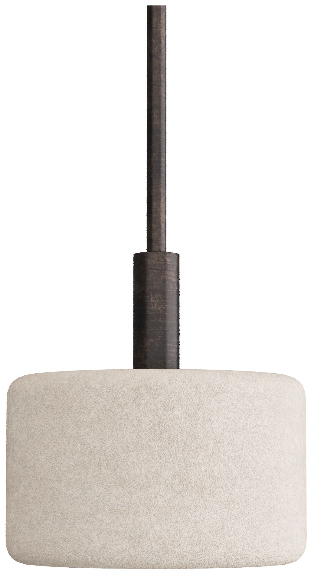 Image 3 Arteriors Xena 66 1/2" White Marble and Burt Iron Modern Floor Lamp more views