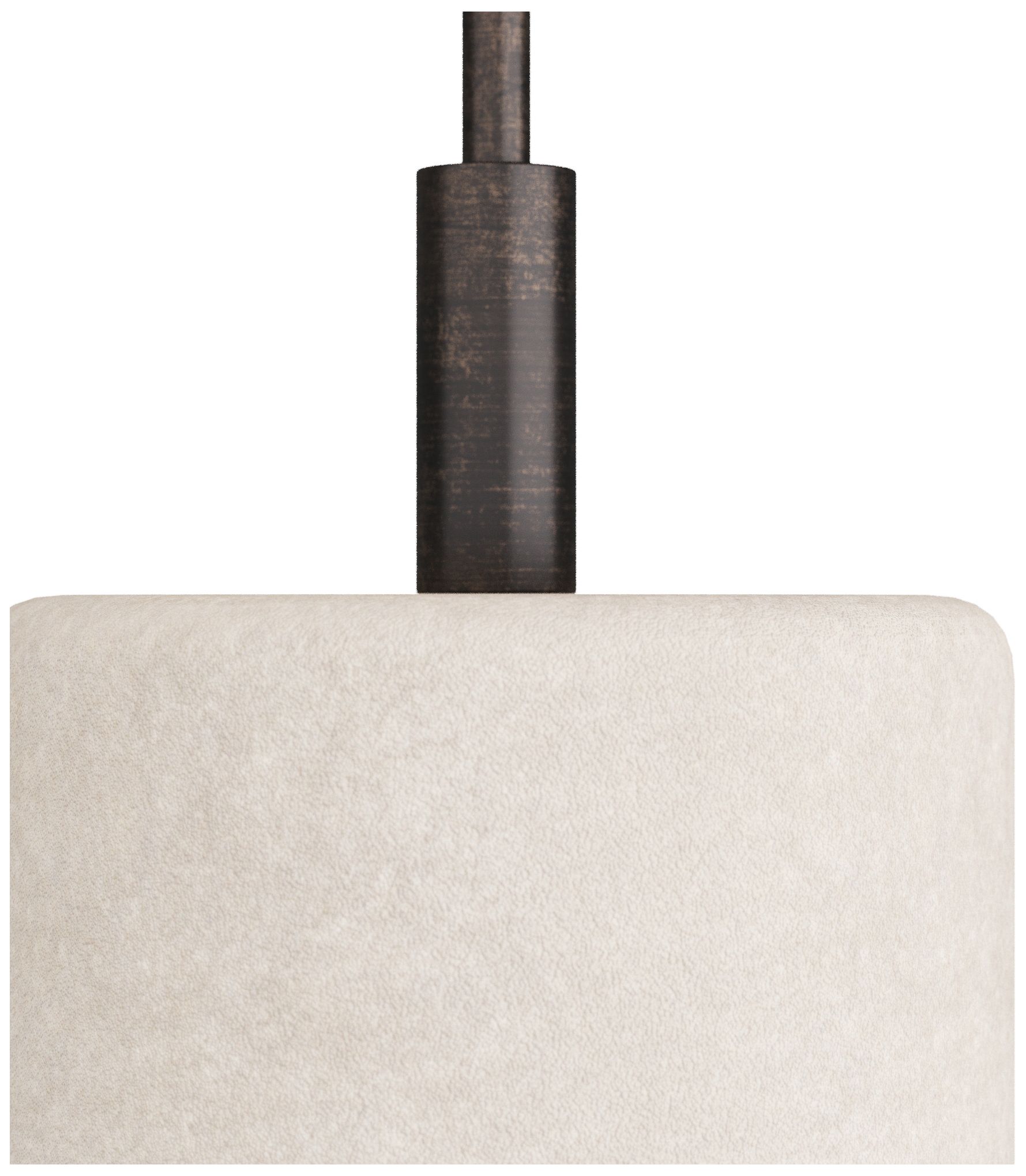 Image 4 Arteriors Xena 66 1/2" White Marble and Burt Iron Modern Floor Lamp more views