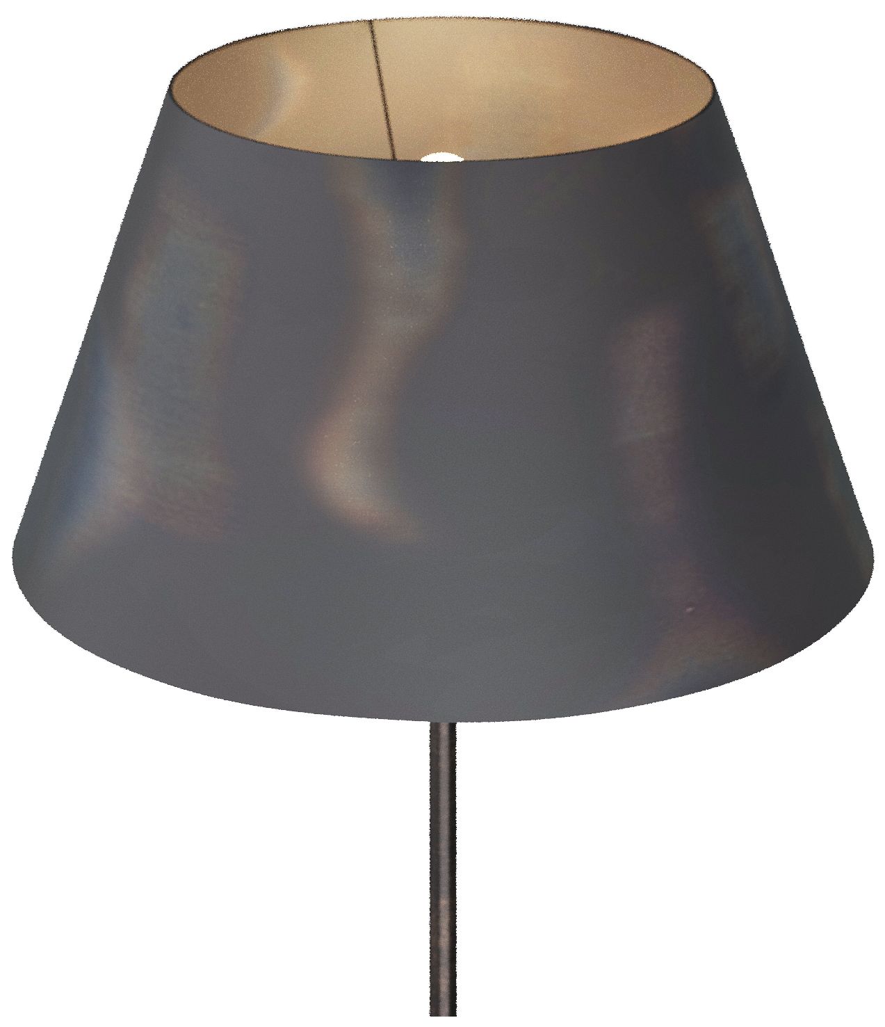 Image 7 Arteriors Xena 66 1/2" White Marble and Burt Iron Modern Floor Lamp more views