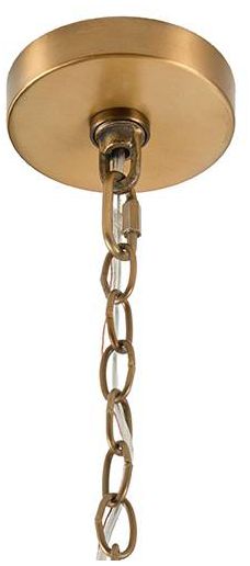 Image 6 Arteriors Yale Chandelier 20" Aged Brass more views