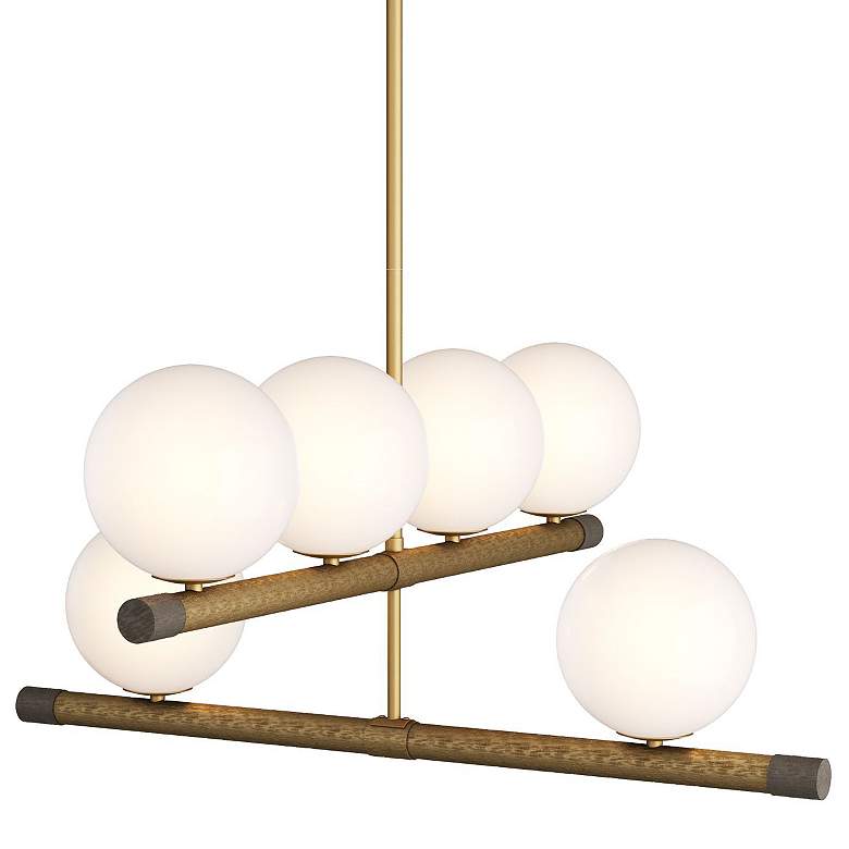 Image 1 Arteriors Yates Chandelier Antique Brass