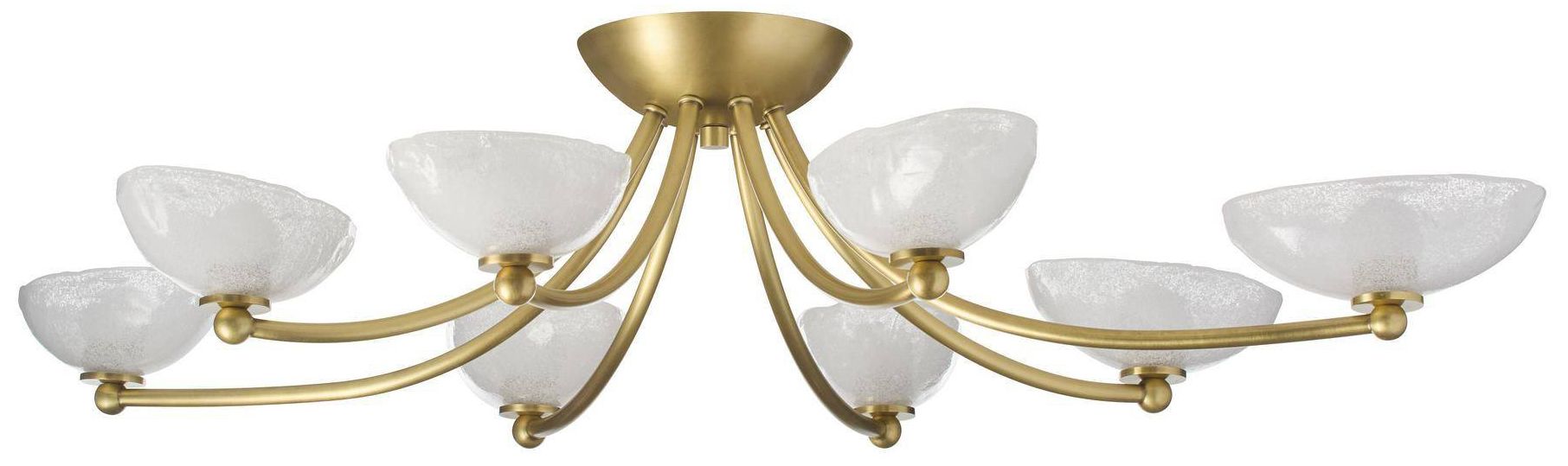 Image 2 Arteriors Zamora Flush Mount 42" Antique Brass more views