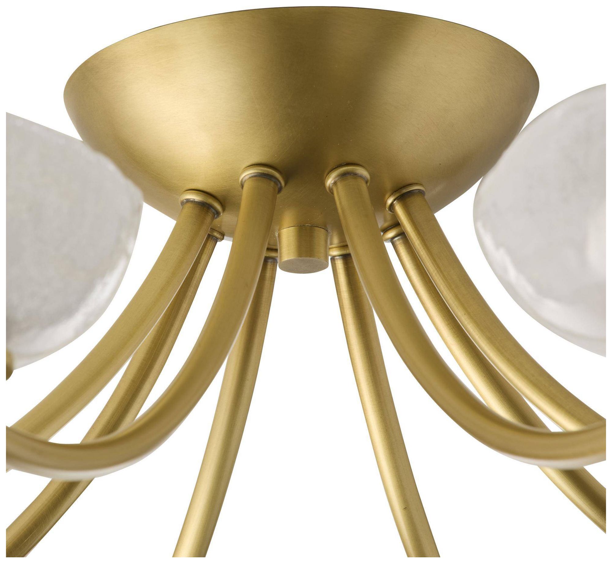 Image 5 Arteriors Zamora Flush Mount 42" Antique Brass more views