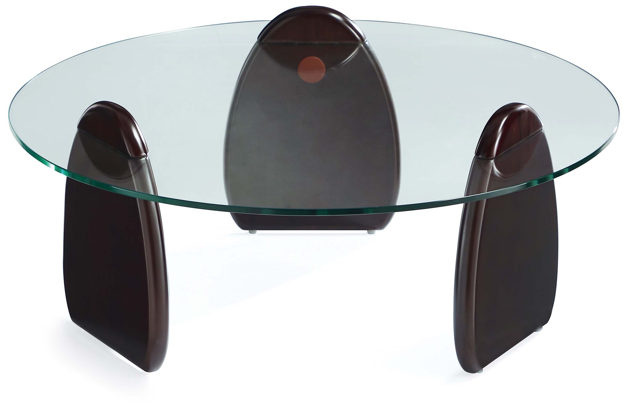 Image 7 Artesia 2-Piece Modern Coffee Table and End Table Set in Dark Walnut more views