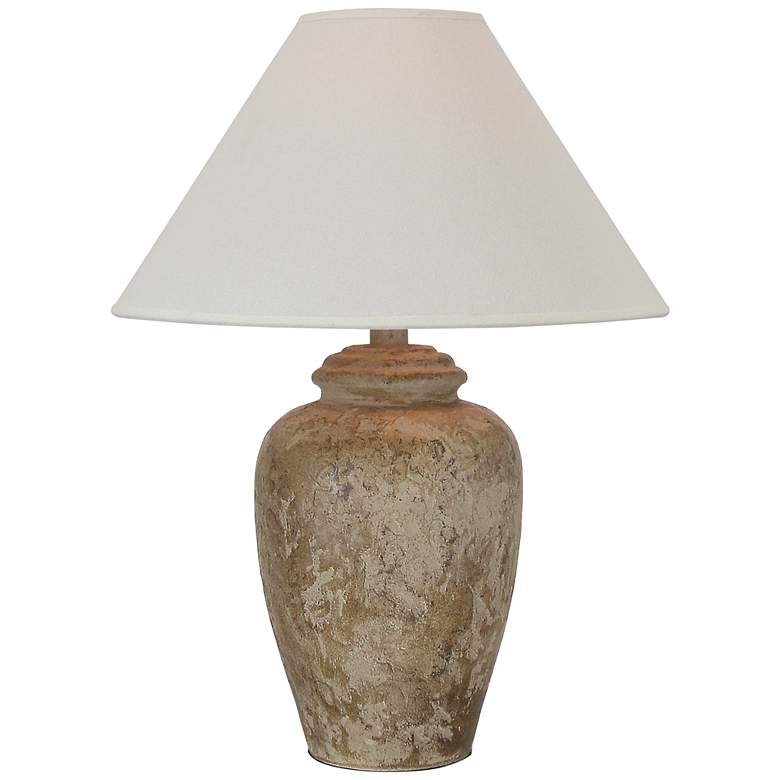 Image 1 Artesia 26 1/2 inch Earthy Brown Rustic Southwest Table Lamp