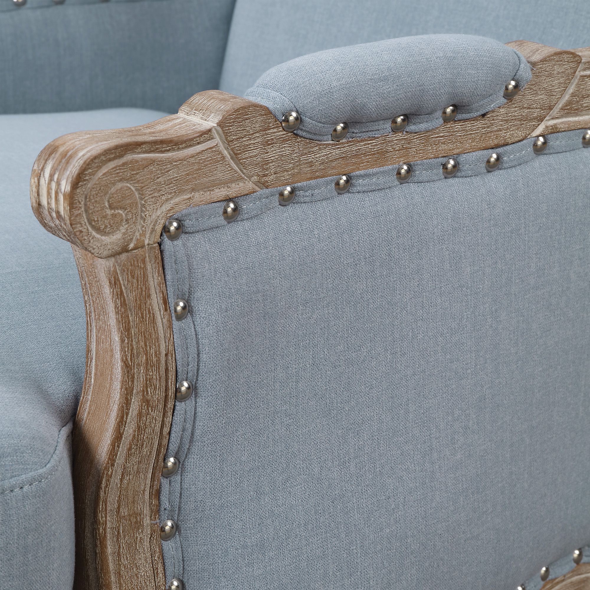 Image 3 Artesia Midtown Light Blue Armchair more views