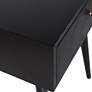 6_Arthur 23.5" High Black Side Table with One Drawer more views