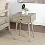 1_Arthur 23.5" High Restoration Gray Side Table with One Drawer