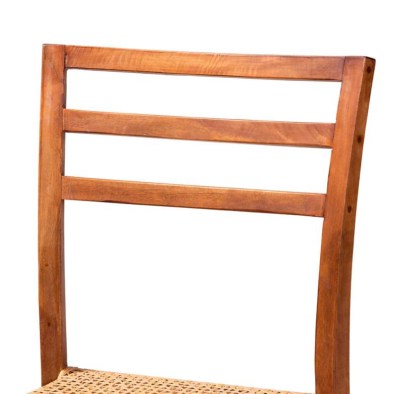 Image 2 Arthur 24 1/2" Natural Walnut Brown Counter Stool more views