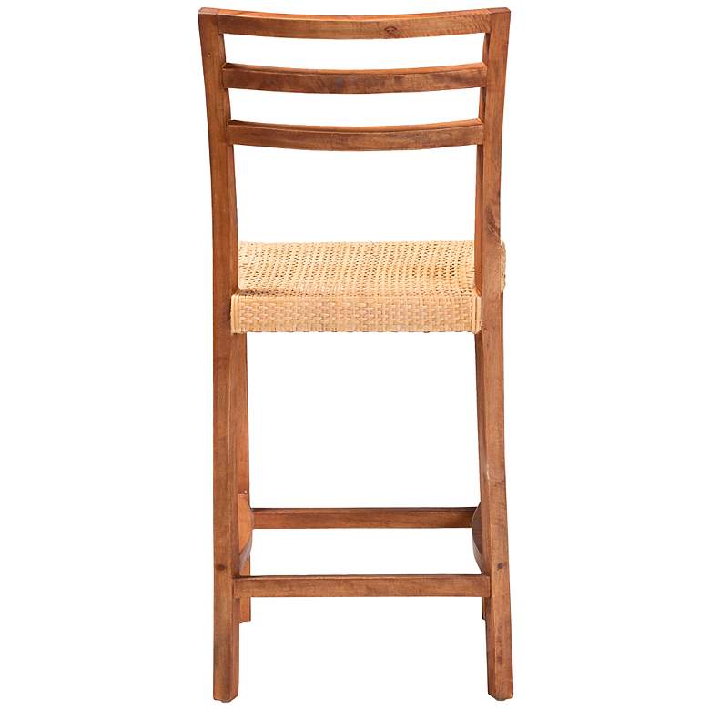 Image 7 Arthur 24 1/2" Natural Walnut Brown Counter Stool more views