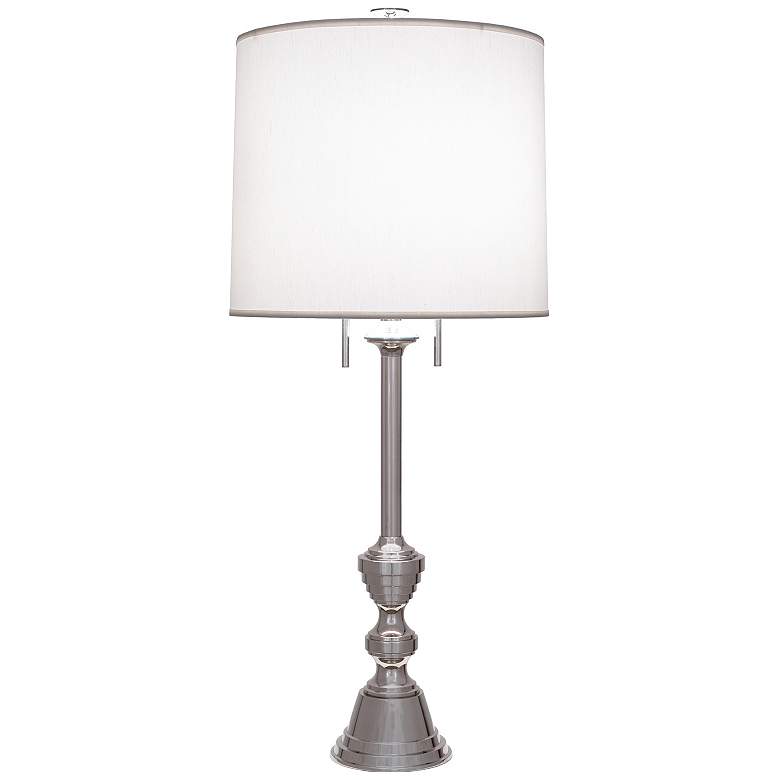 Image 1 Arthur 34" High Polished Nickel Table Lamp