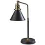 1_Arthur Black and Antique Brass Desk Lamp