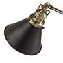 2_Arthur Black and Antique Brass Desk Lamp more views