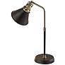 5_Arthur Black and Antique Brass Desk Lamp more views