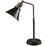 6_Arthur Black and Antique Brass Desk Lamp more views