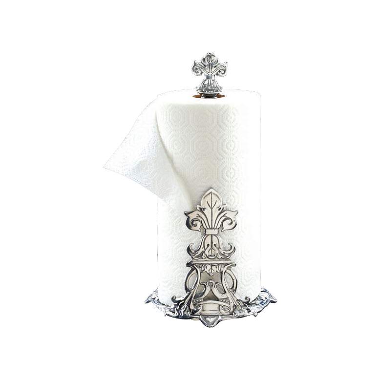 Image 1 Arthur Court Fleur-de-Lis Paper Towel Holder
