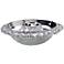Arthur Court Grape Silver Appetizer Tray with Glass Bowl