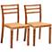 Arthur Natural Walnut Brown Dining Chairs Set of 2
